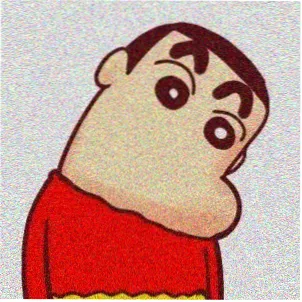 留言用户头像，光头少年